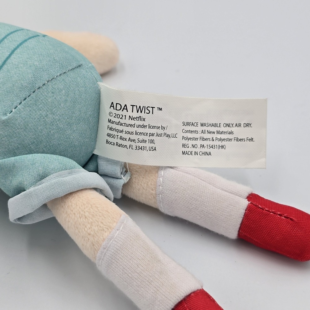 Ada Twist, Scientist Rosie Revere Plush Doll 11 Inch Just Play 2021 - Picture 5 of 6